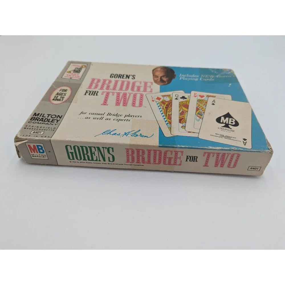 Vintage Milton Bradley Bridge game